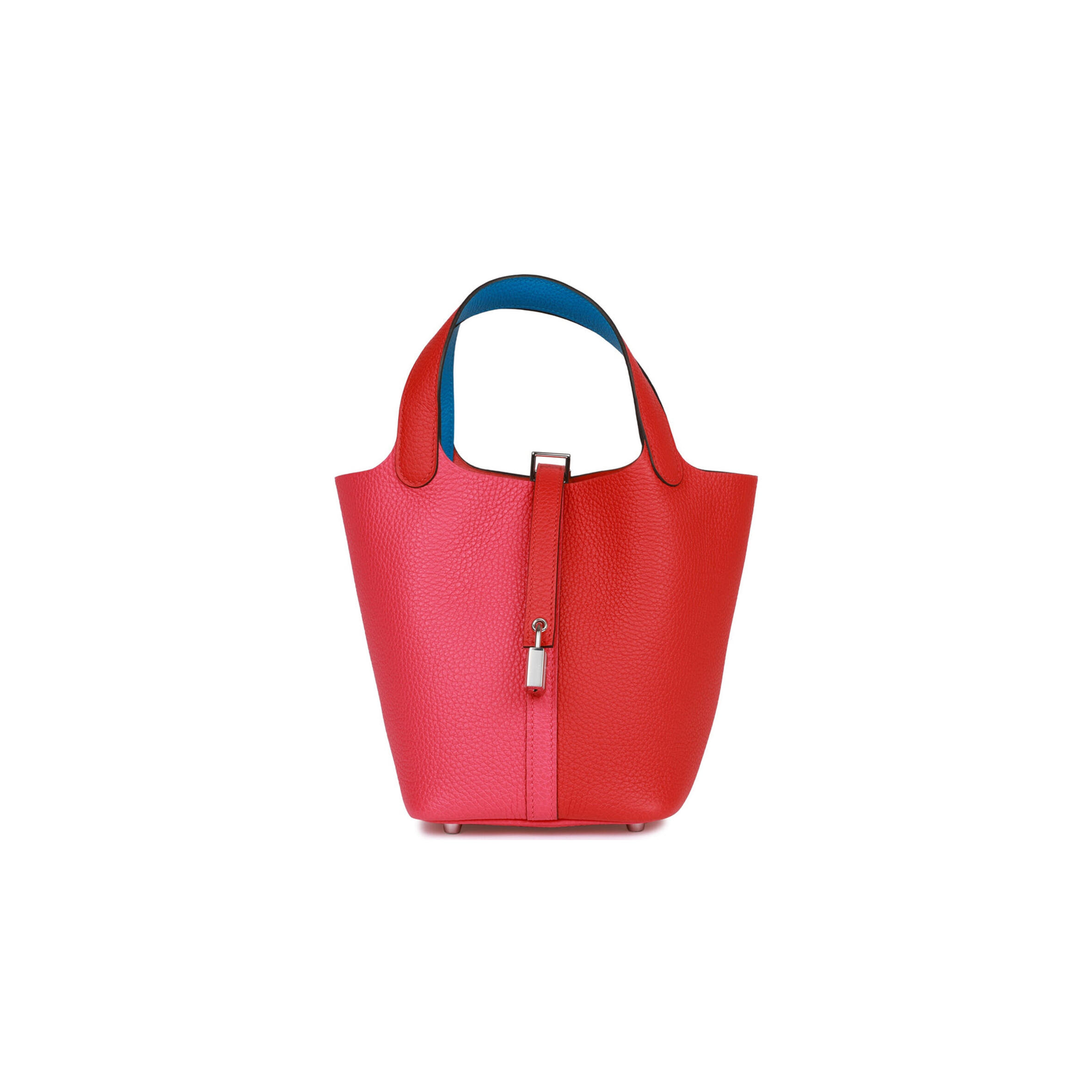 HERMES PICOTIN LOCK 18 CLEMENCE PALLADIUM HARDWARE (18*18*13cm)